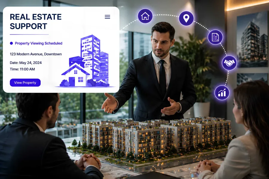 Real Estate customer support and business operations
